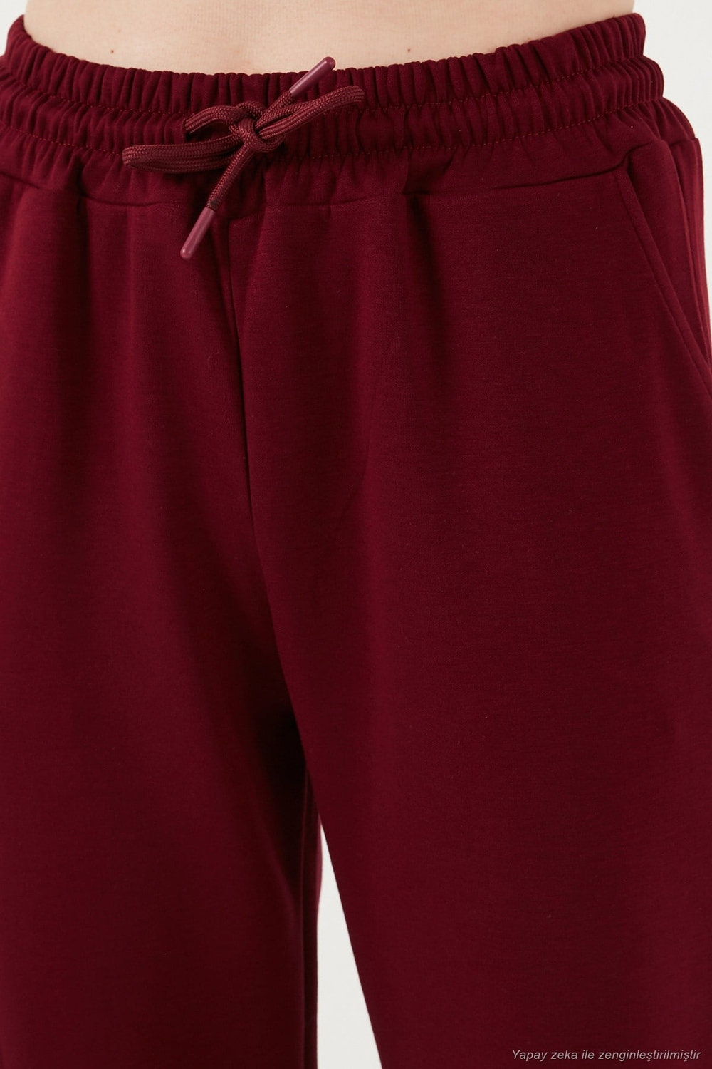Streç Regular Fit OYSHO Kumaş Kadın Eşofman Altı 5865798O BORDO