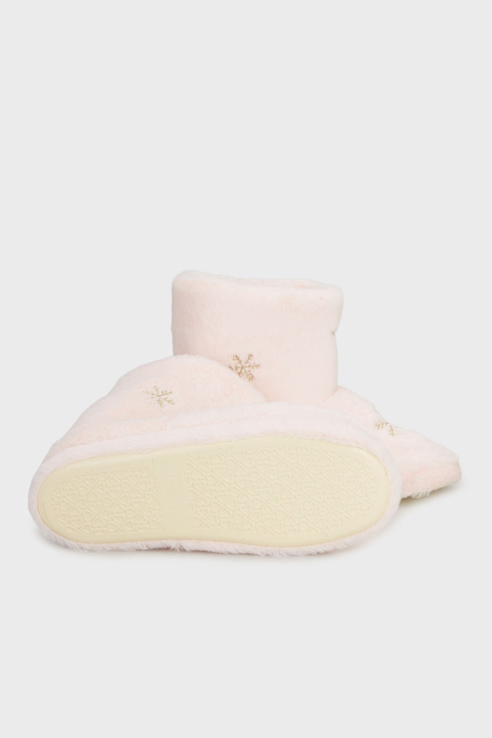 Yumuşak Dokulu Peluş Kadın Panduf 6722004 PUDRA