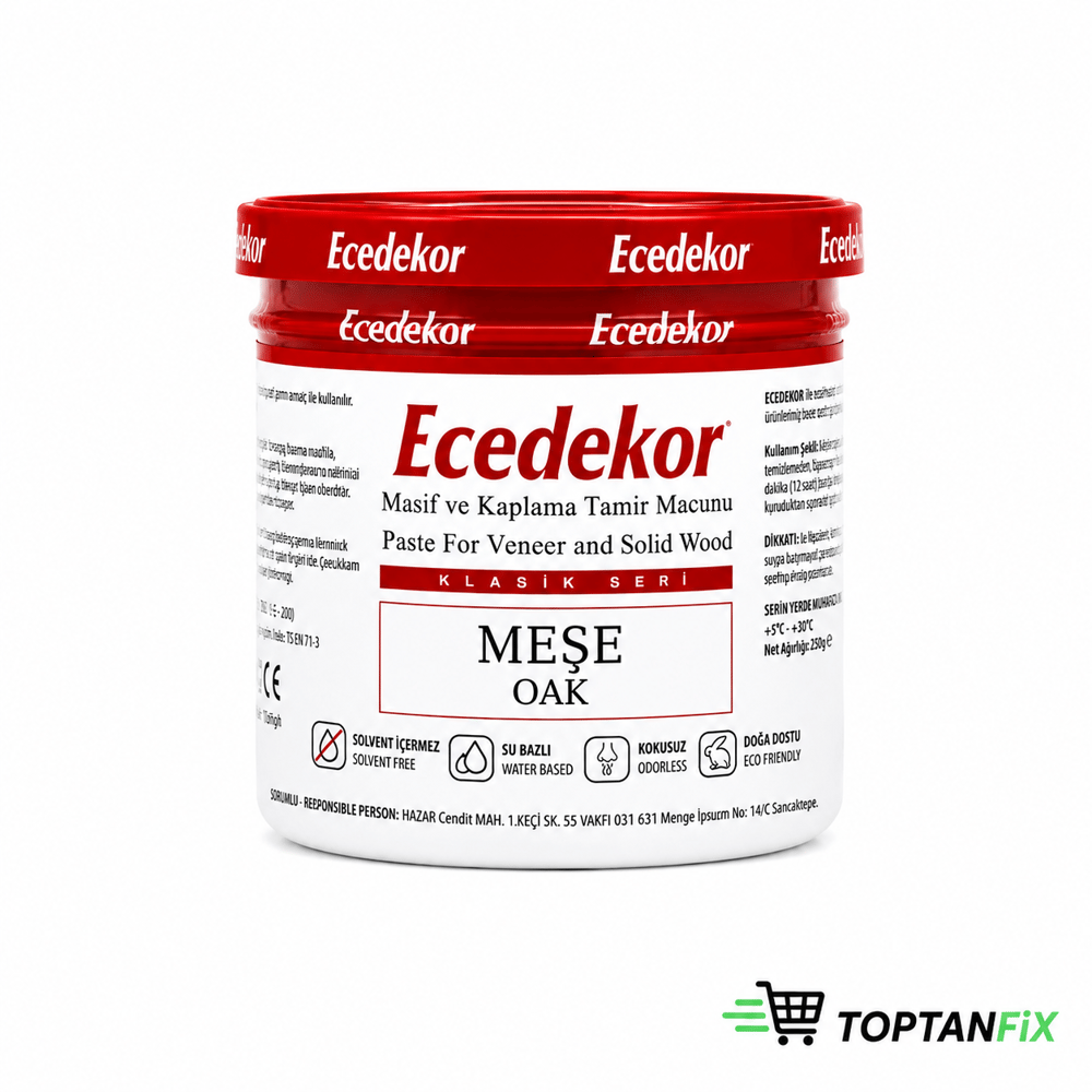 Ecedekor Ahşap Tamir Macunu 200Gr Meşe