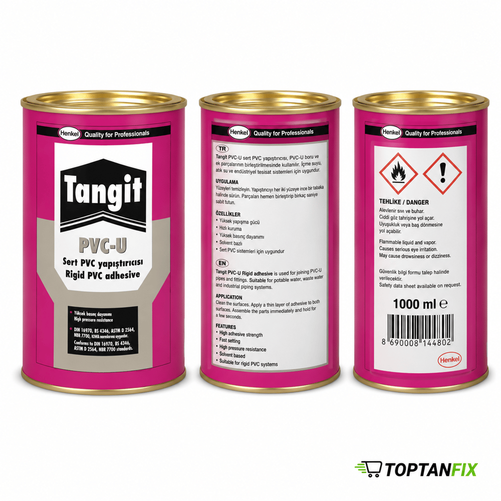 Henkel Tangit 1000 gr Sert Pvc Yapıştırıcısı