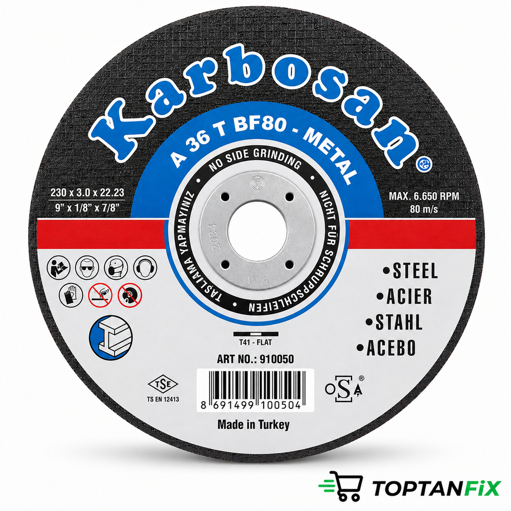 Karbosan Metal Kesici 230x3.0x22 Mm