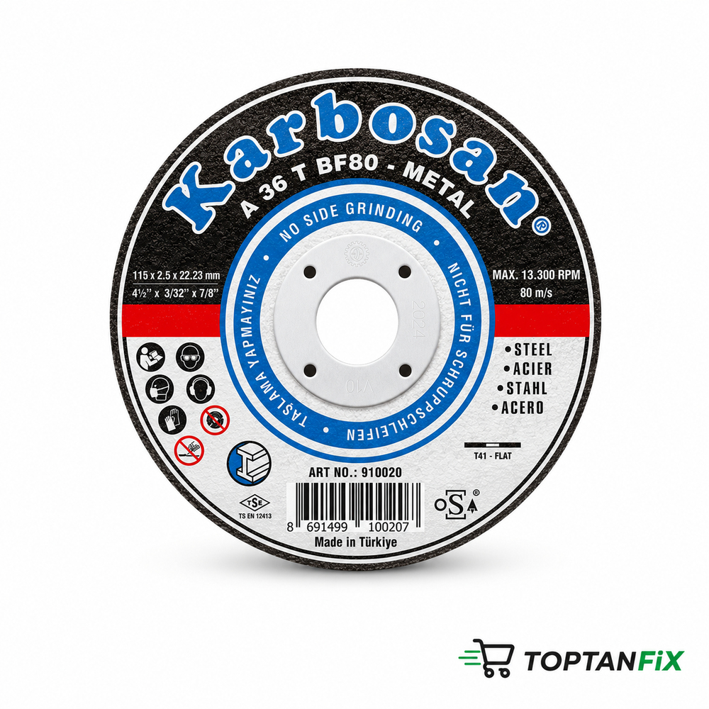 Karbosan Metal Kesme Taşı 115x3.0x22.23