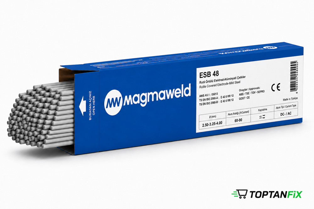 Magmaweld Magmaweld Esb 48 3,25 X 350 Mm Bazik Elektrod E7018 H8 90 Adet