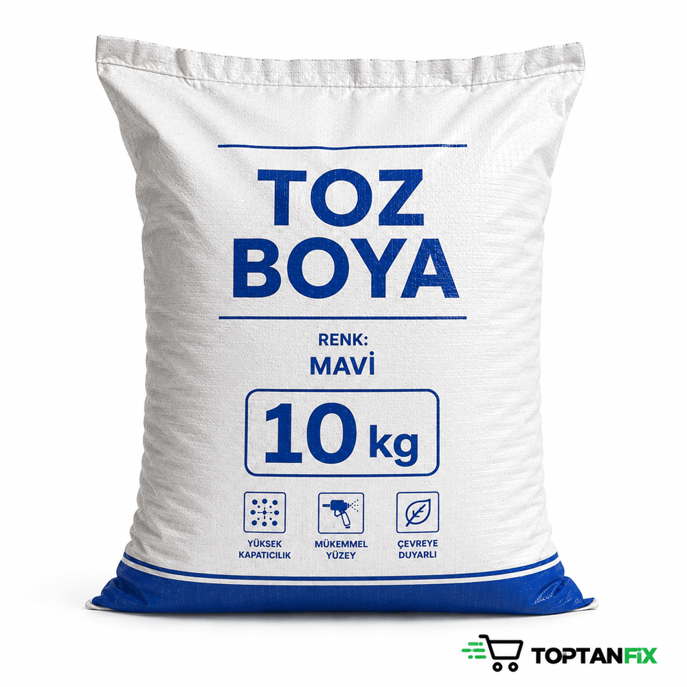 Toz Boya 10 KG Mavi