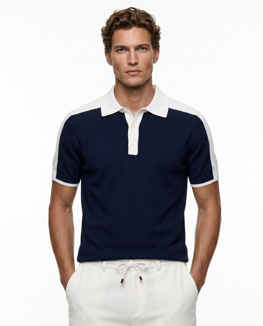 Maison Polo T-Shirt Navy