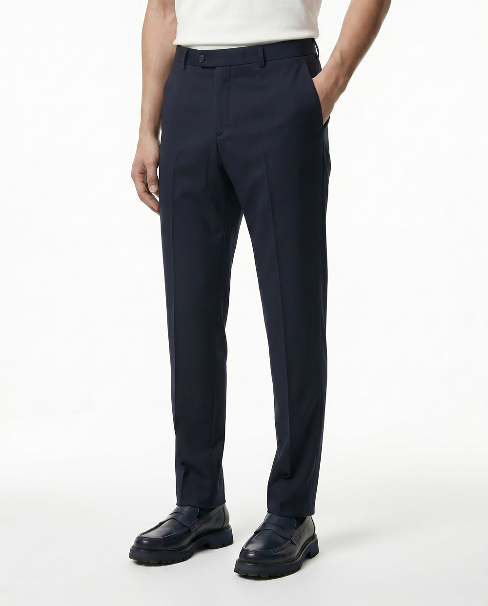 Marcusl Slim Fit Pants Navy