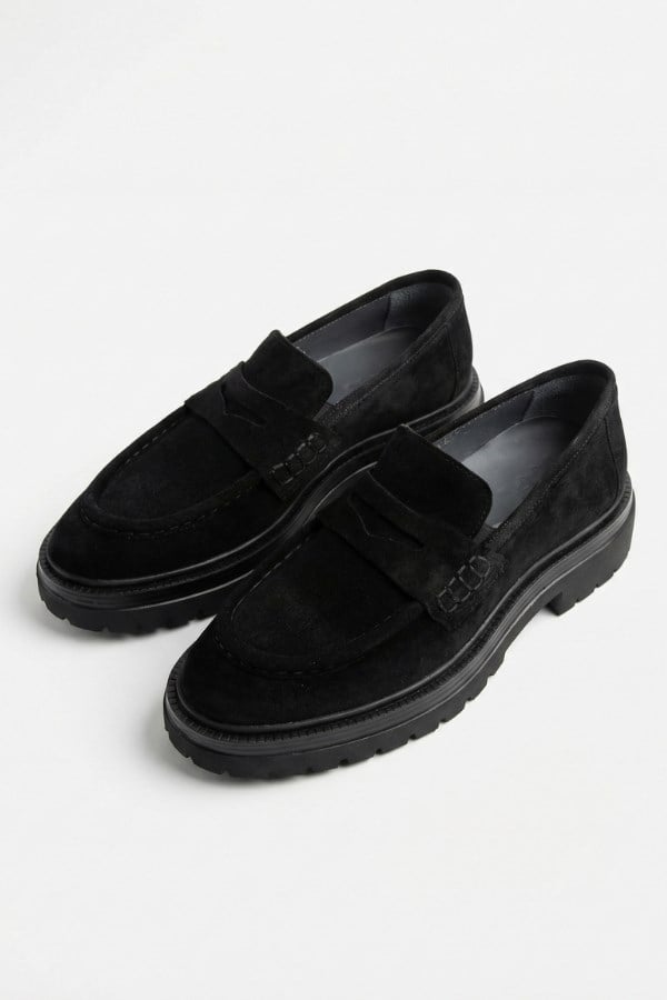 Munich Casual Shoes Black  Süet
