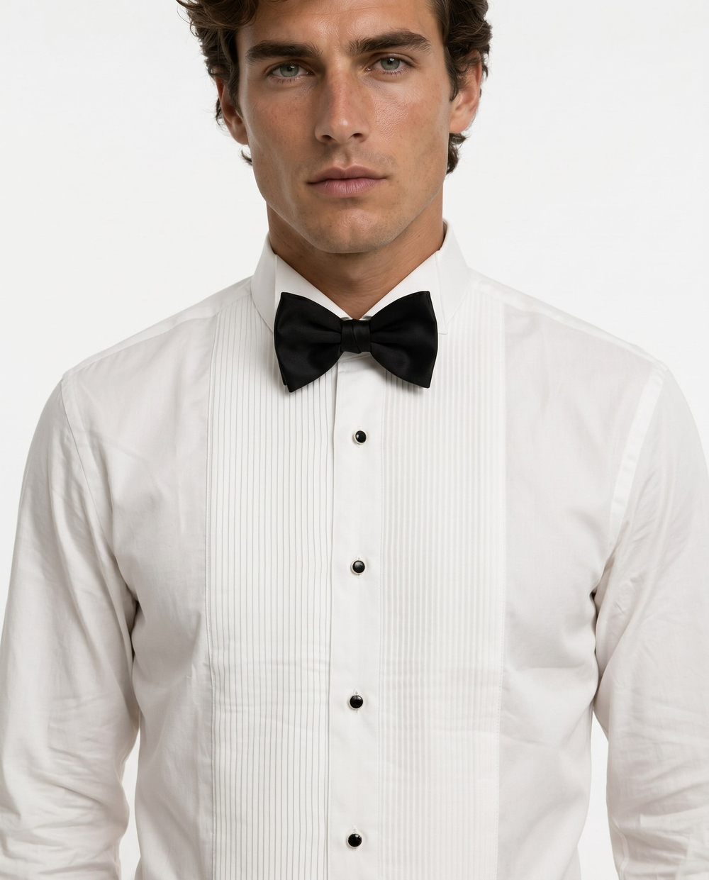 Tuxedo Shirt White
