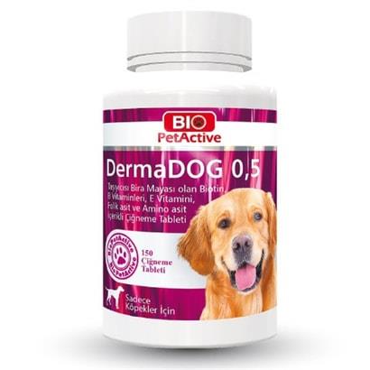 Pet Active Dermadog Brewers Yeast Sarımsaklı Maya Tableti 150 Adet