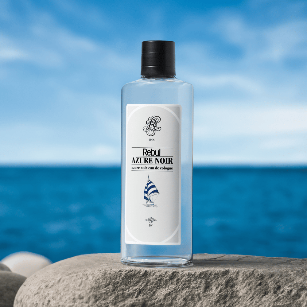 Rebul Azure Noir EDC Kolonya 250 ml Cam Şişe