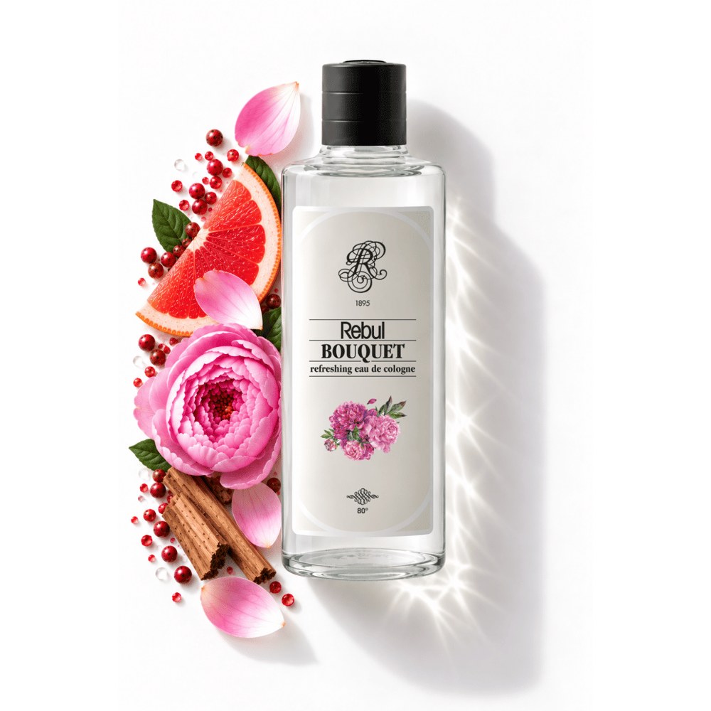 Rebul Bouquet EDC Kolonya 250 ml Cam Şişe