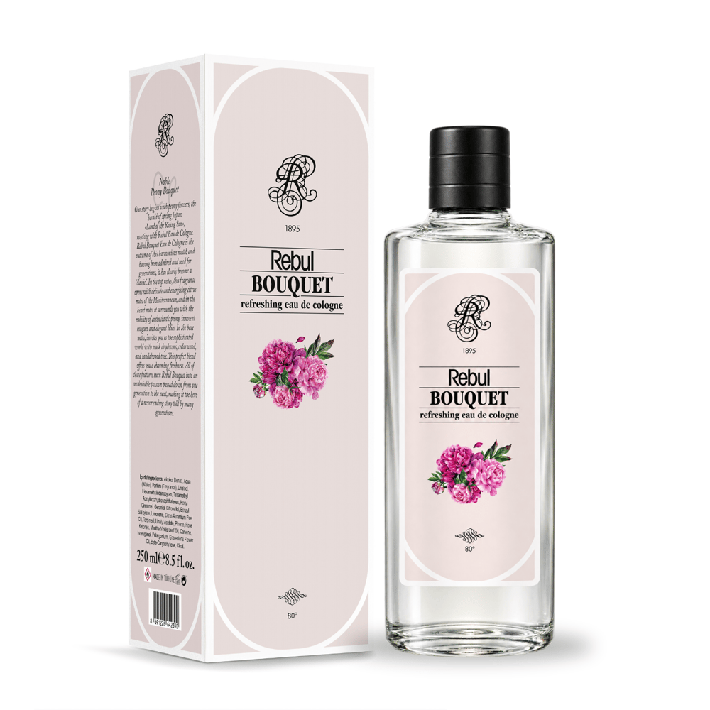 Rebul Bouquet EDC Kolonya 250 ml Cam Şişe