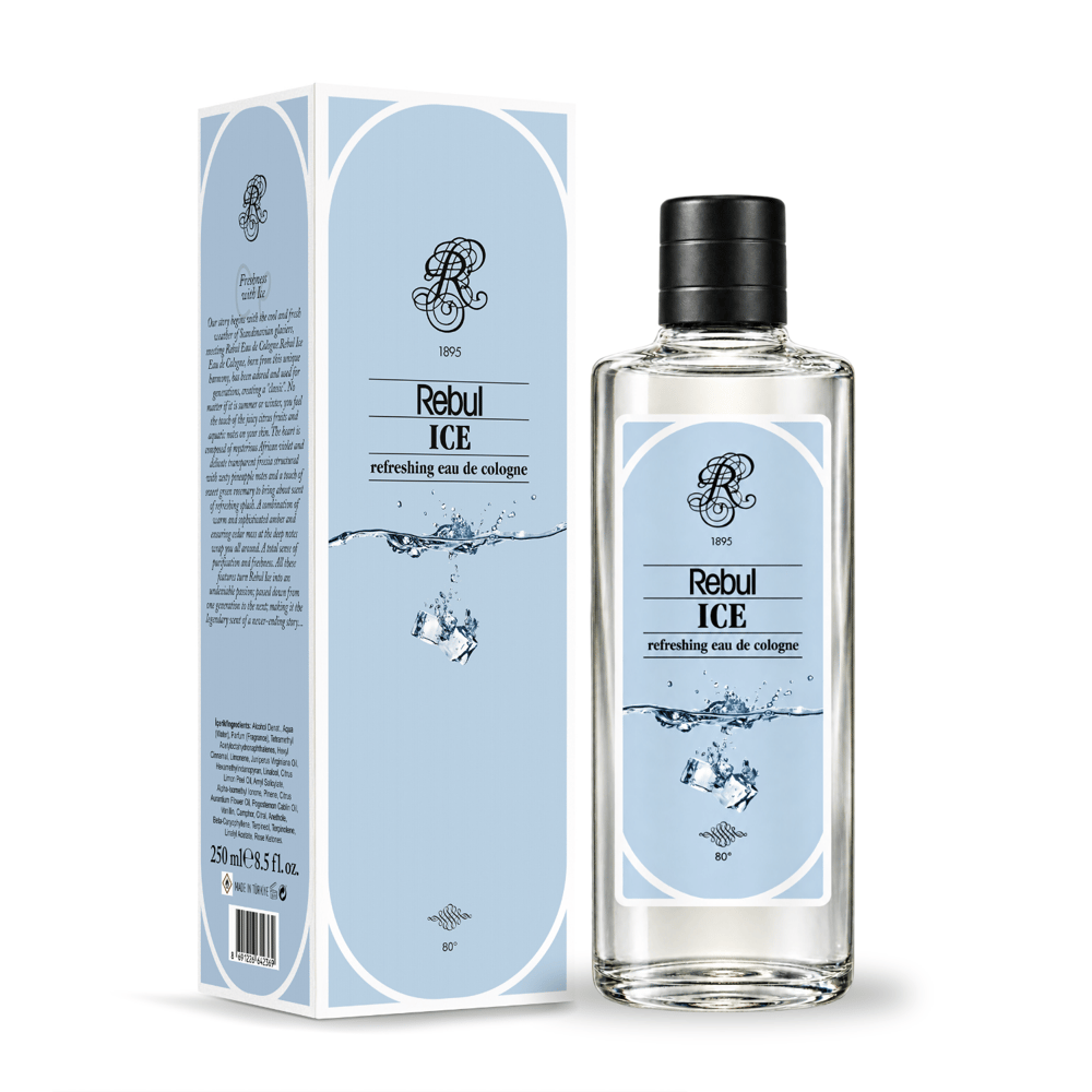 Rebul Ice EDC Kolonya 250 ml Cam Şişe