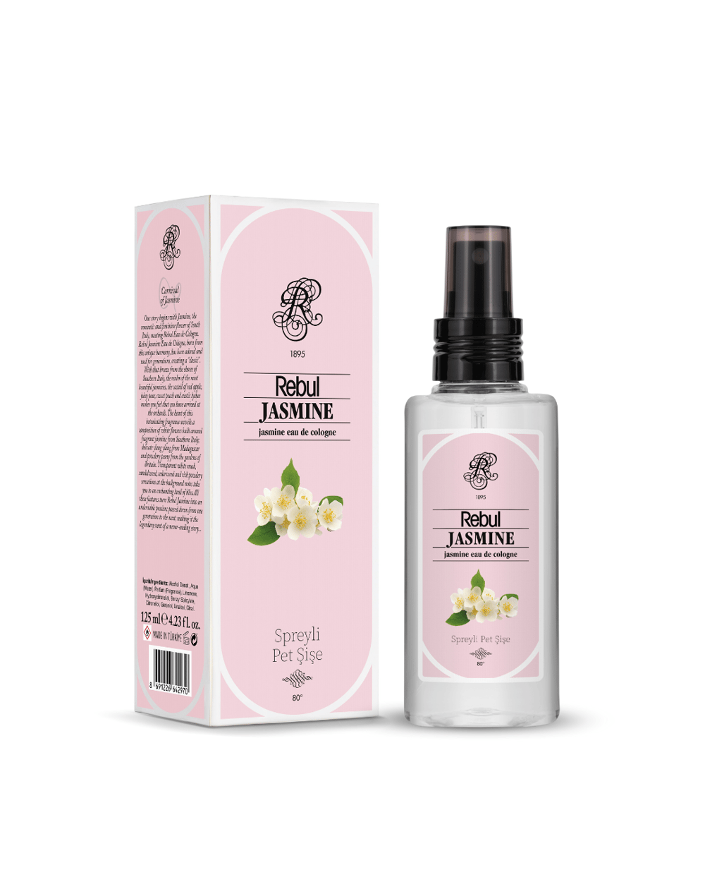 Rebul Jasmine EDC Kolonya 125 ml Pet Şişe