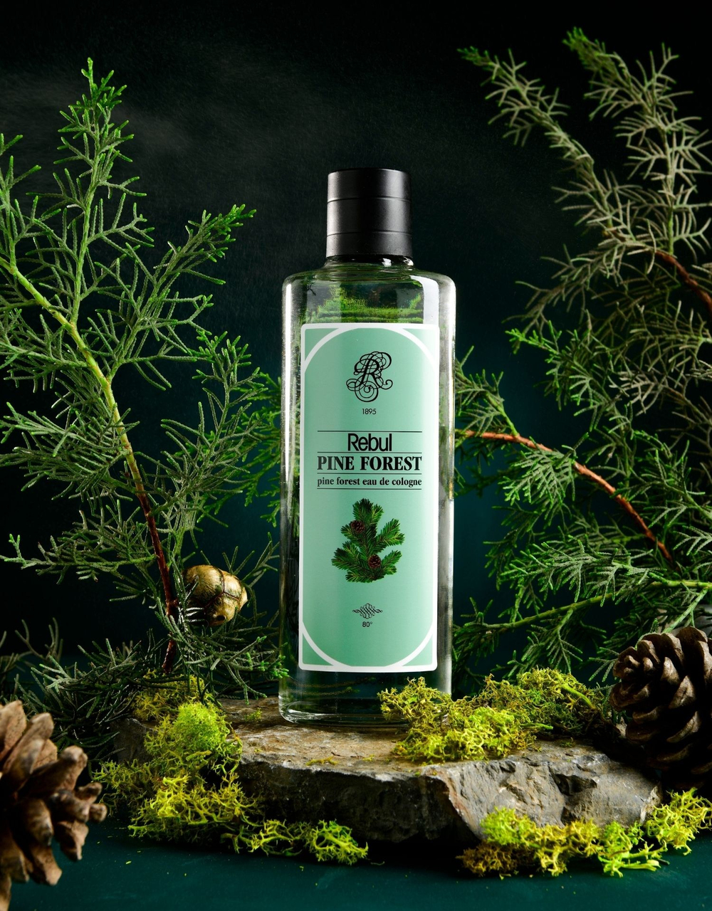 Rebul Pine Forest EDC Kolonya 250 ml Cam Şişe