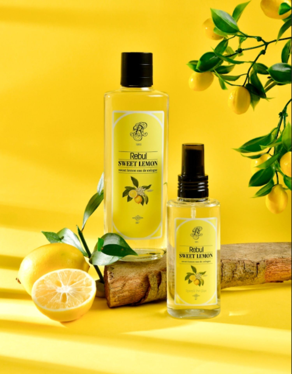 Rebul Sweet Lemon EDC Kolonya 250 ml Cam Şişe