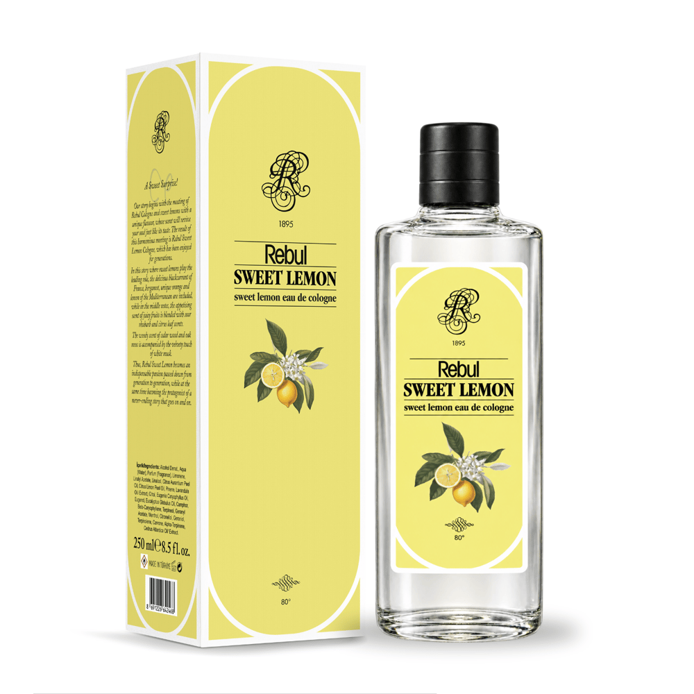 Rebul Sweet Lemon EDC Kolonya 250 ml Cam Şişe