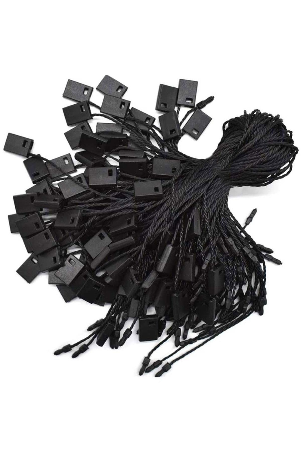 1000 Adet Siyah Plastik Kilitli Etiket İpi B-0118-S