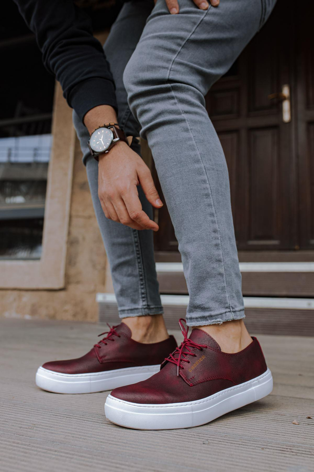 CH005 - CBT Pıttı Erkek Ayakkabı BORDO