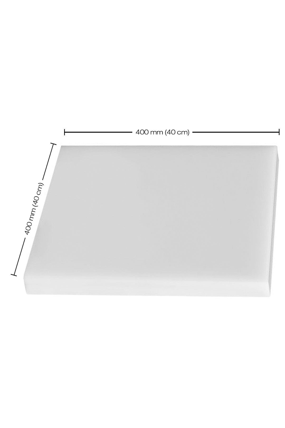 Beyaz 40x40 cm 50 mm Polietilen Köpük Kesim Takozu B-0106-40X40