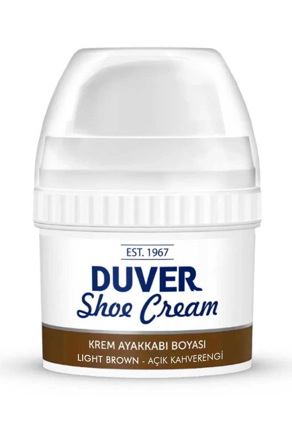 Duver Kendiliğinden Parlaklık Sağlayan Açık Kahverengi 60 Ml Krem Ayakkabı Boyası