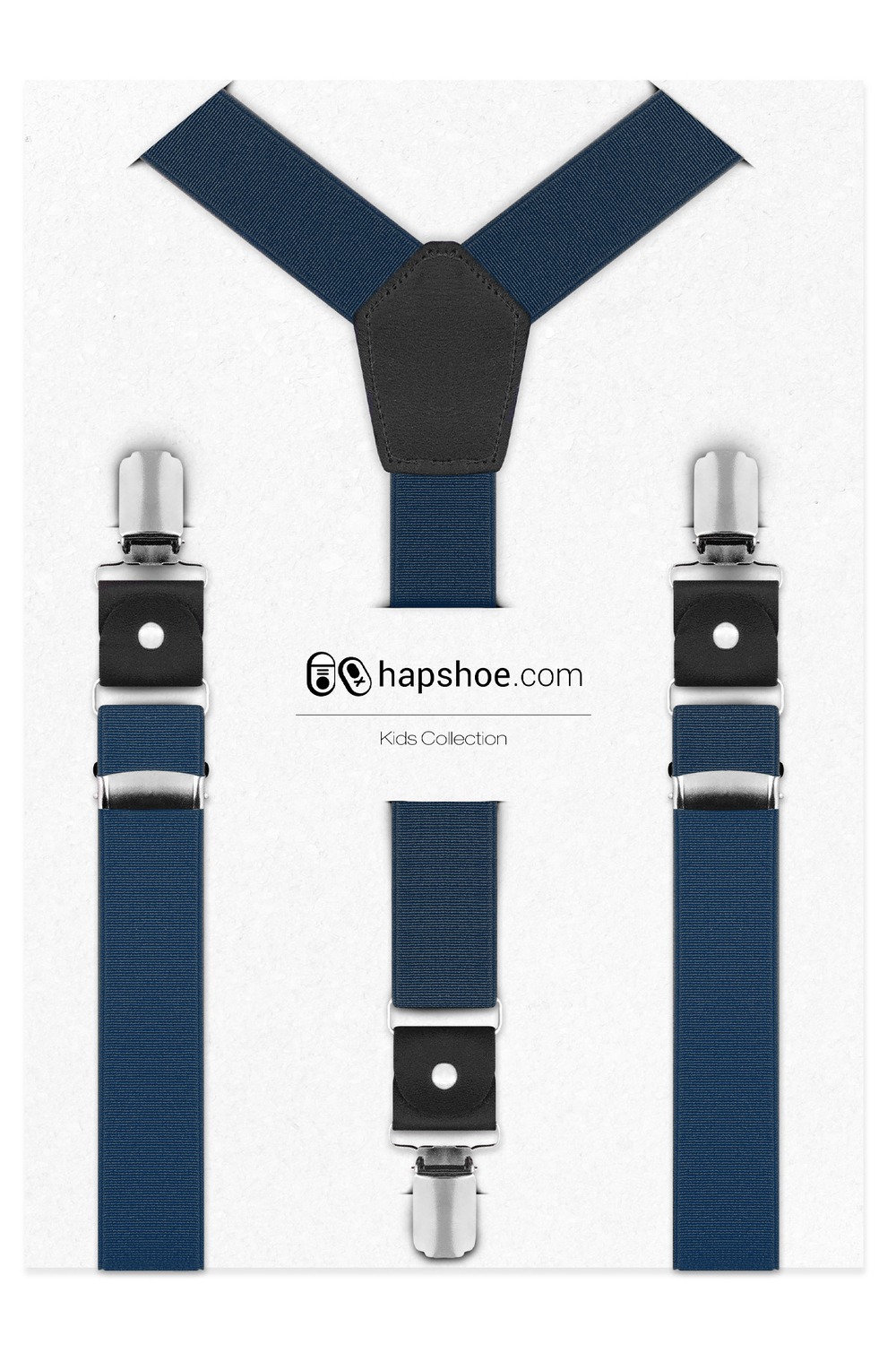 Ayarlanabilir Klipsli Lacivert Çocuk Kemer Pantolon Askısı
