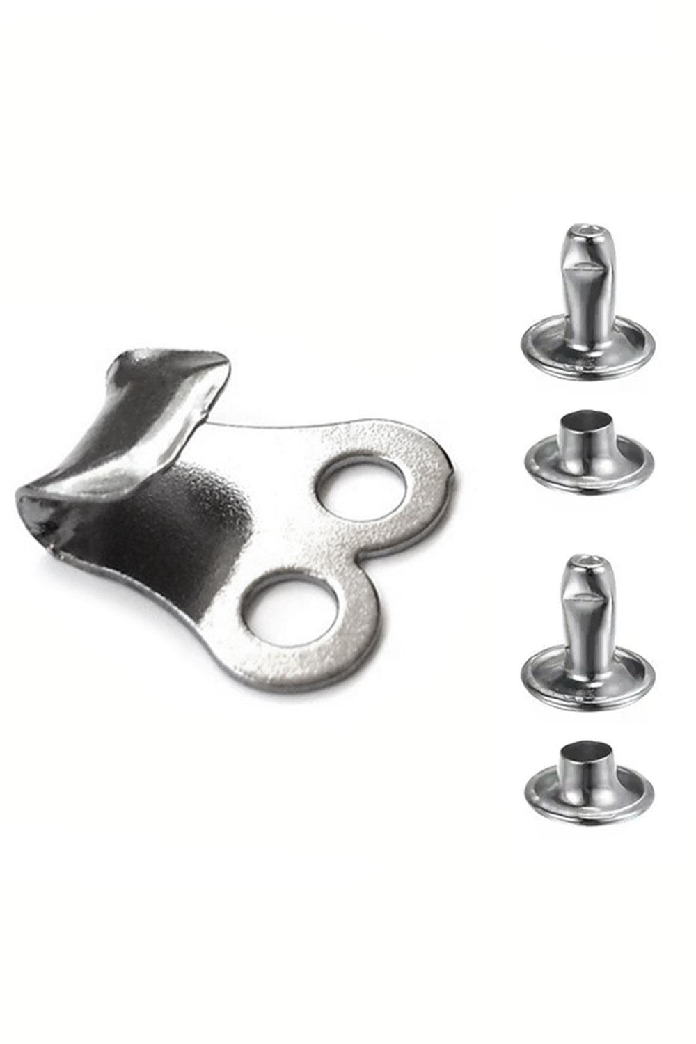 Dayanıklı Nikel Bot Kancası ve Rivet Seti