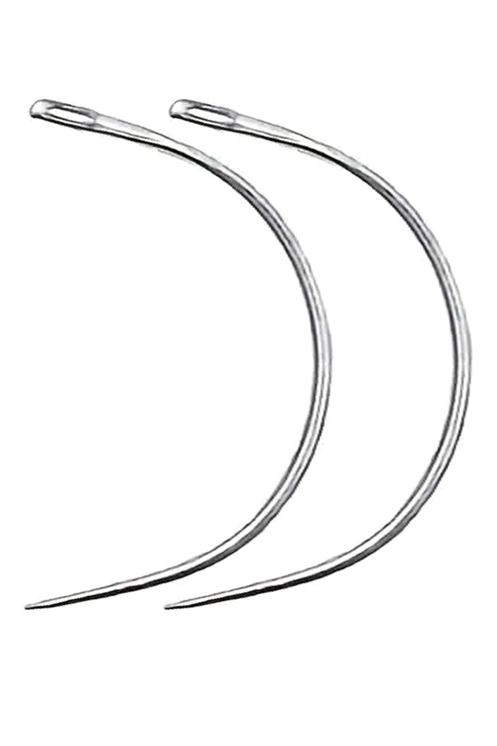 Eğri 2 Adet 1,5 MM Saraç El Dikiş İğnesi