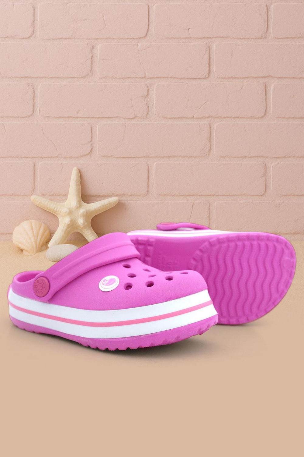 Pembe Yazlık Eva Kız Çocuk Terlik Sandalet