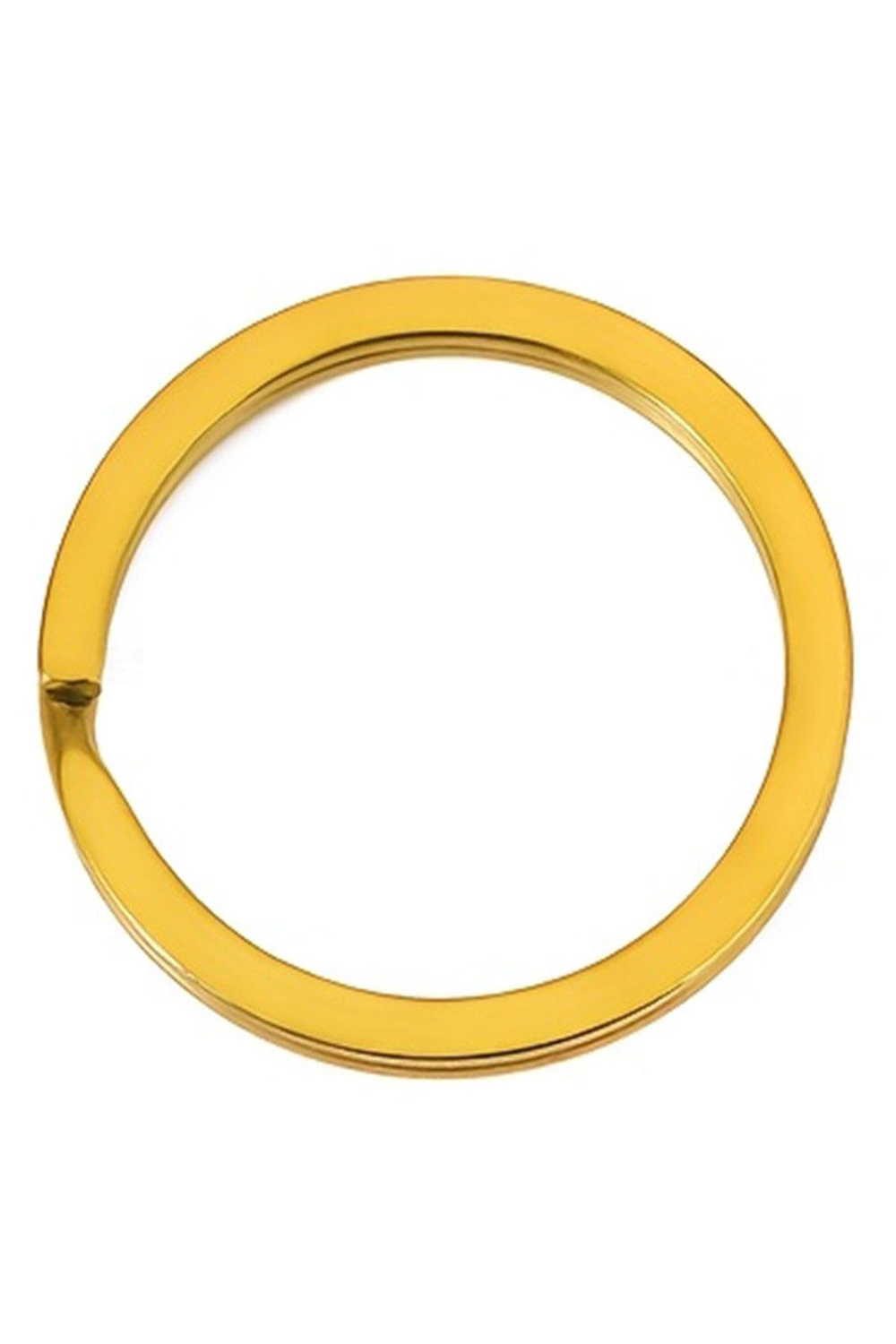 30 Adet Altın Renk 3 cm Metal Anahtarlık Halkası