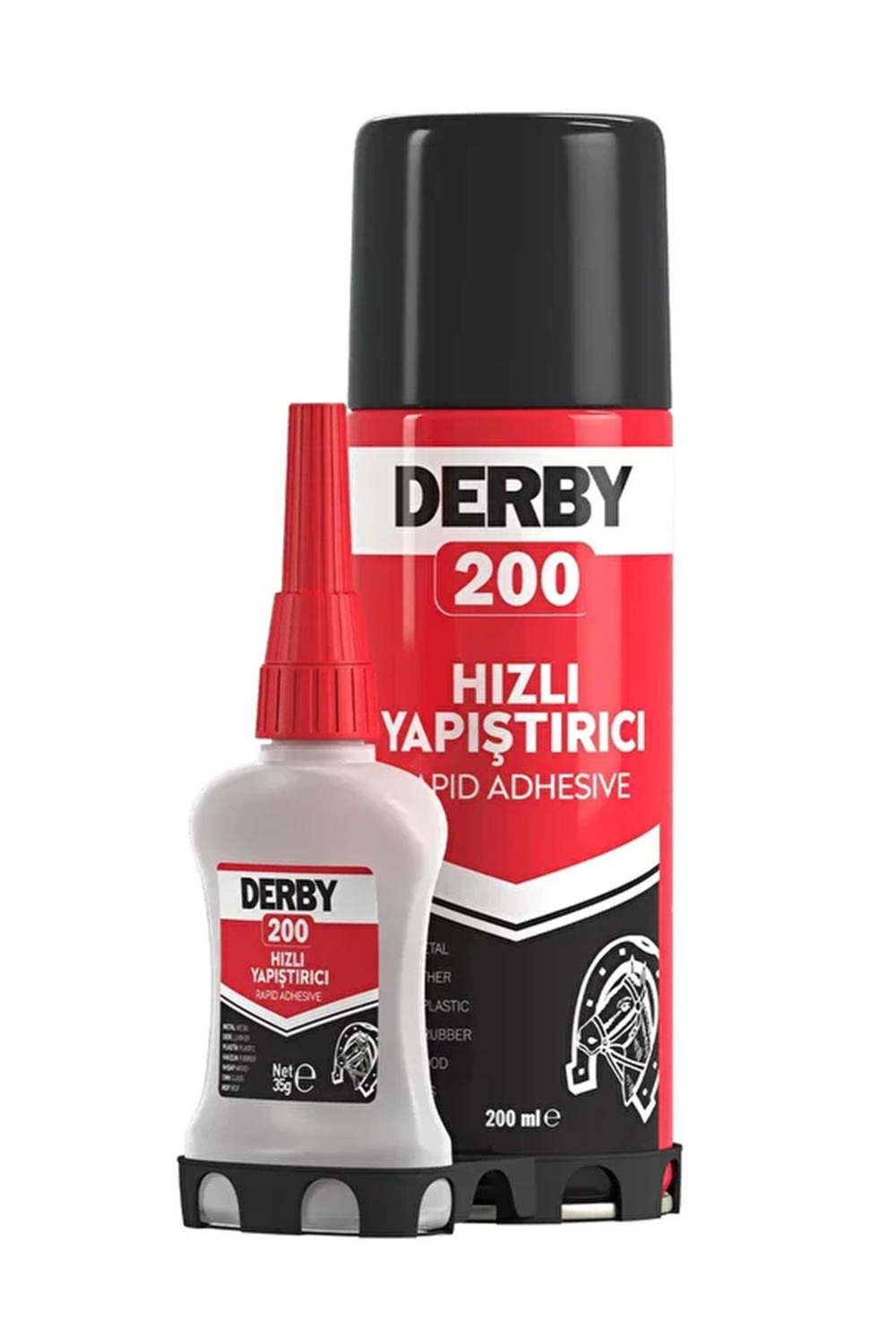 Derby 200 Ultra Güçlü Hızlı Yapıştırıcı Seti