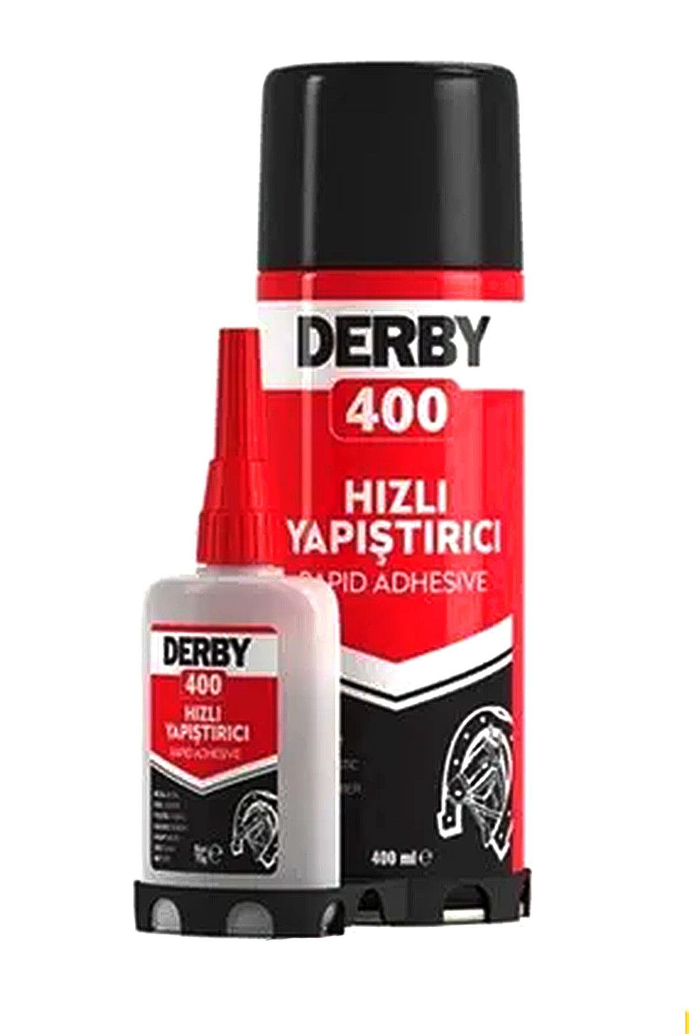 Derby 400 Ultra Güçlü Hızlı Yapıştırıcı Seti