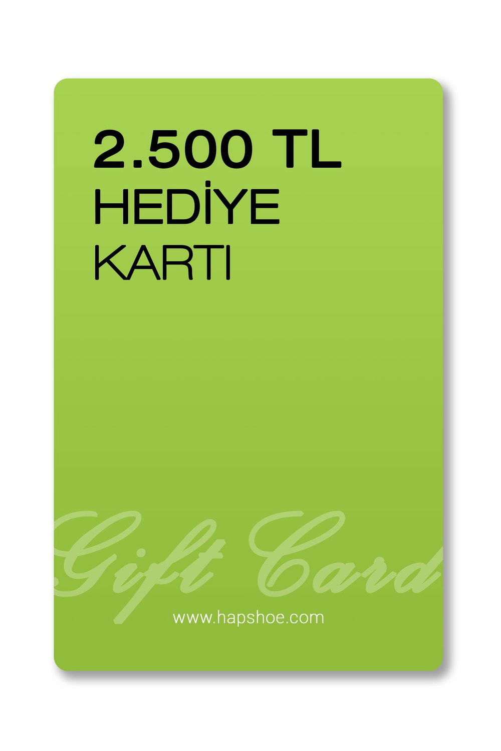 Hediye Kartı 2.500 TL (Basılı) HDY-KRT-2500