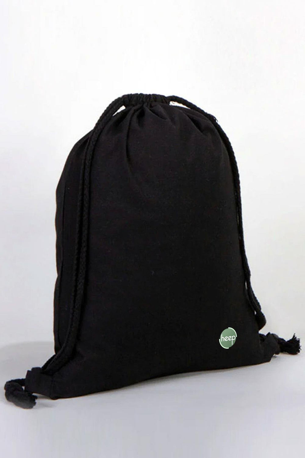 Heep Siyah 35x40 cm Unisex Ham Bez Büzgülü Sırt Ayakkabı Çantası HC-001-S