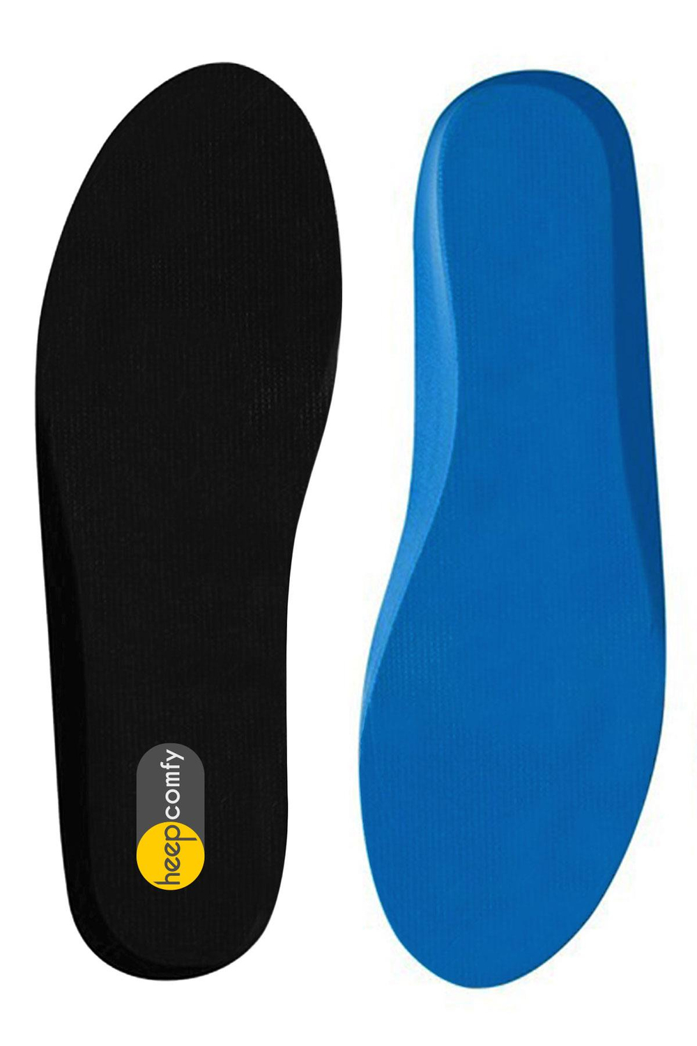 Heep Siyah Mavi Renk Hafızalı Sünger Destekli Ayakkabı Tabanlığı HT-001-SM.45