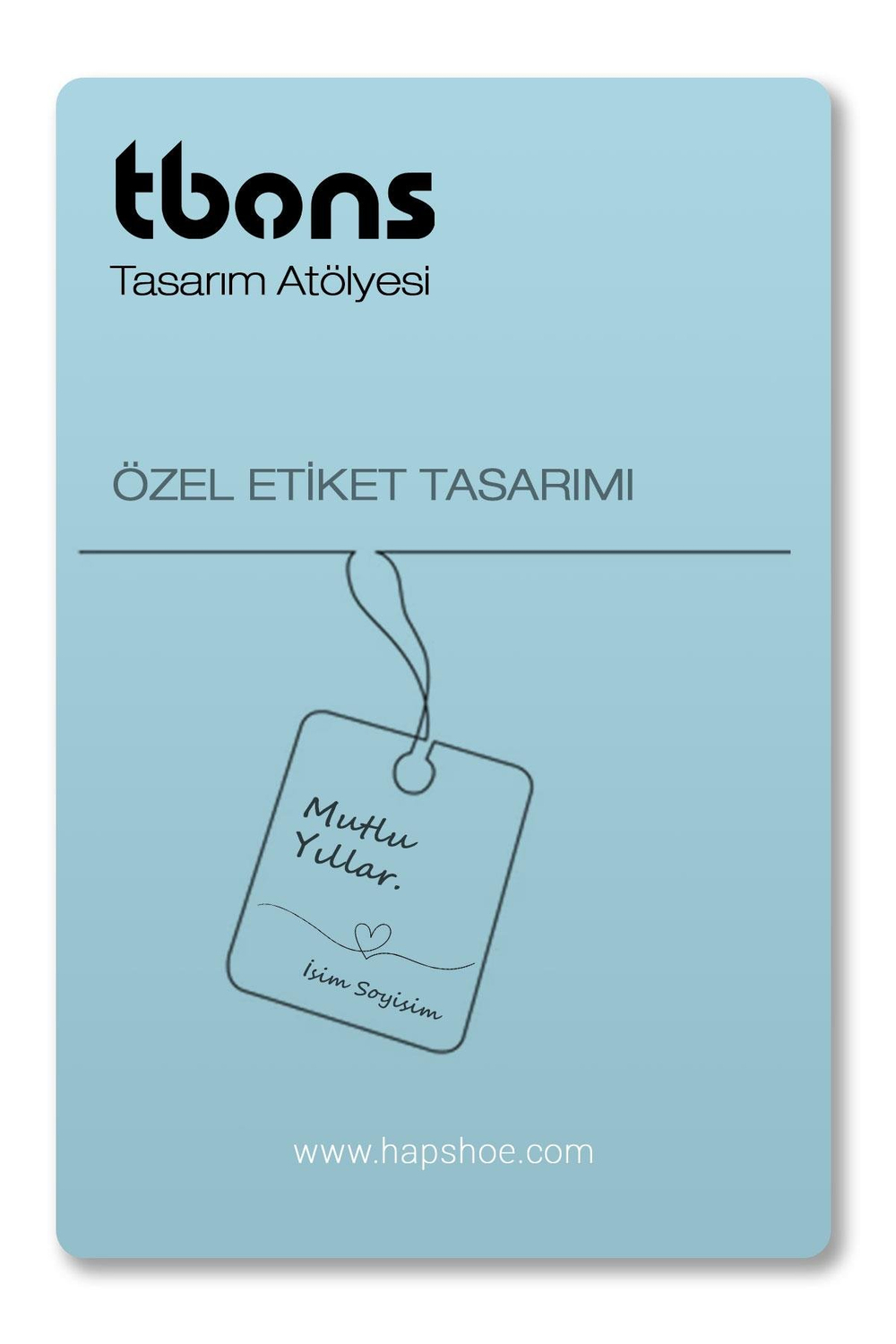 Kişiye Özel Metin Tasarımı OZL-TSRM-PK1