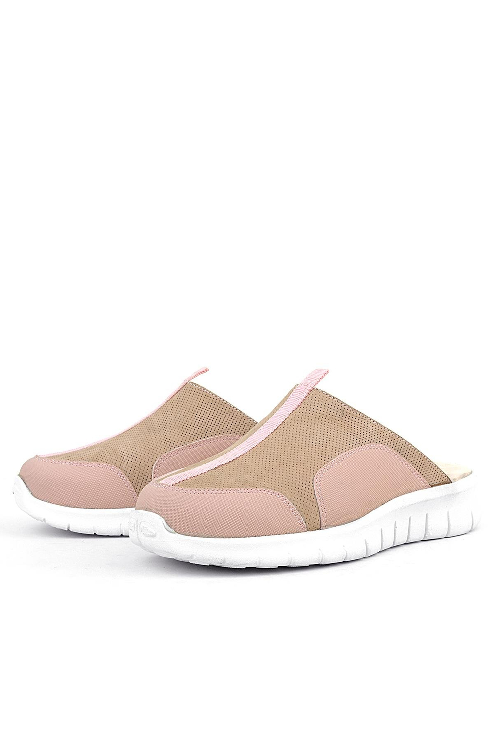 Medikal Hakiki Deri Pudra Comfort Spor Terlik