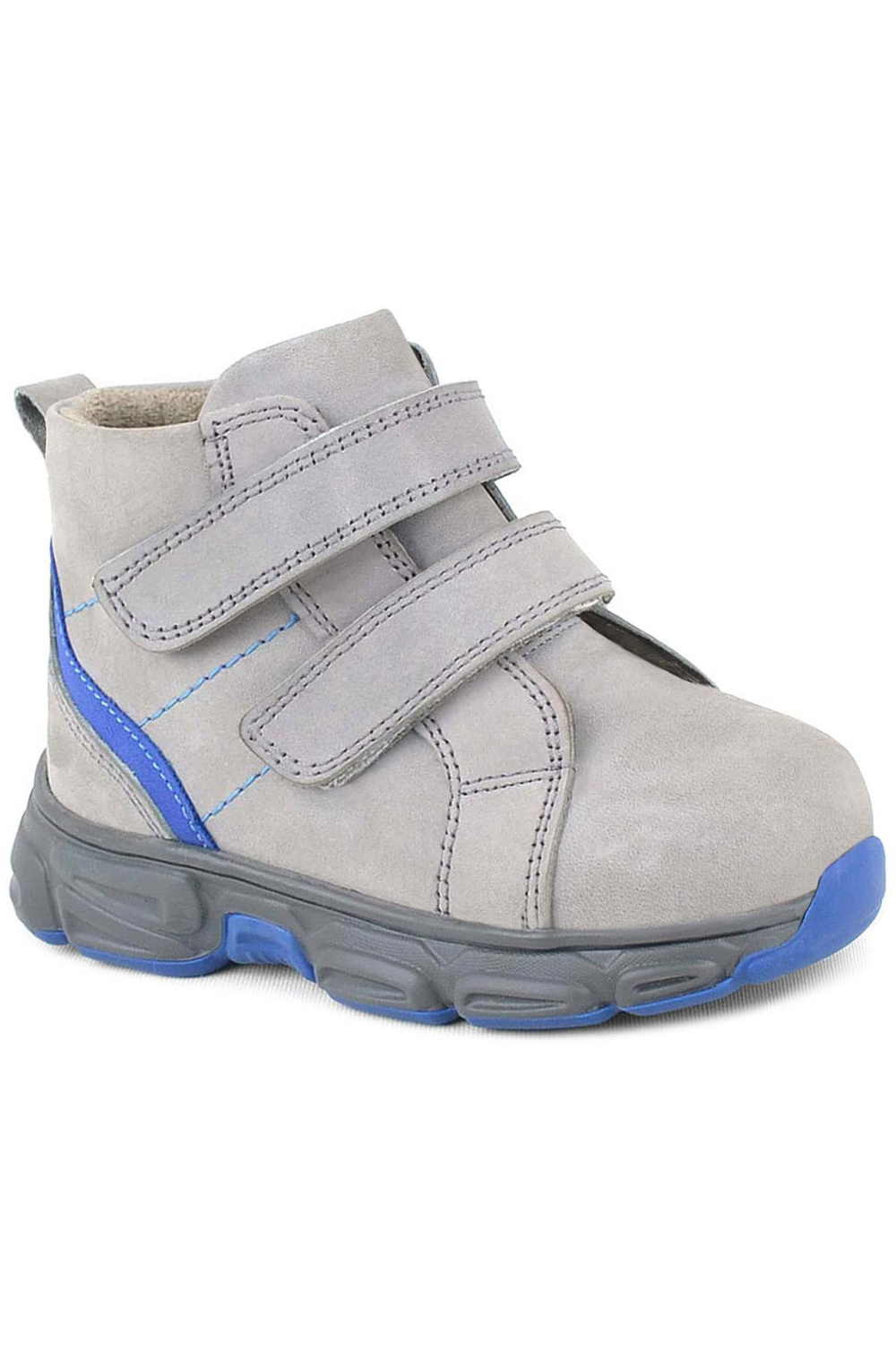 Rakerplus Hakiki Deri Gri Cırtlı Spor Erkek Bebek Bot
