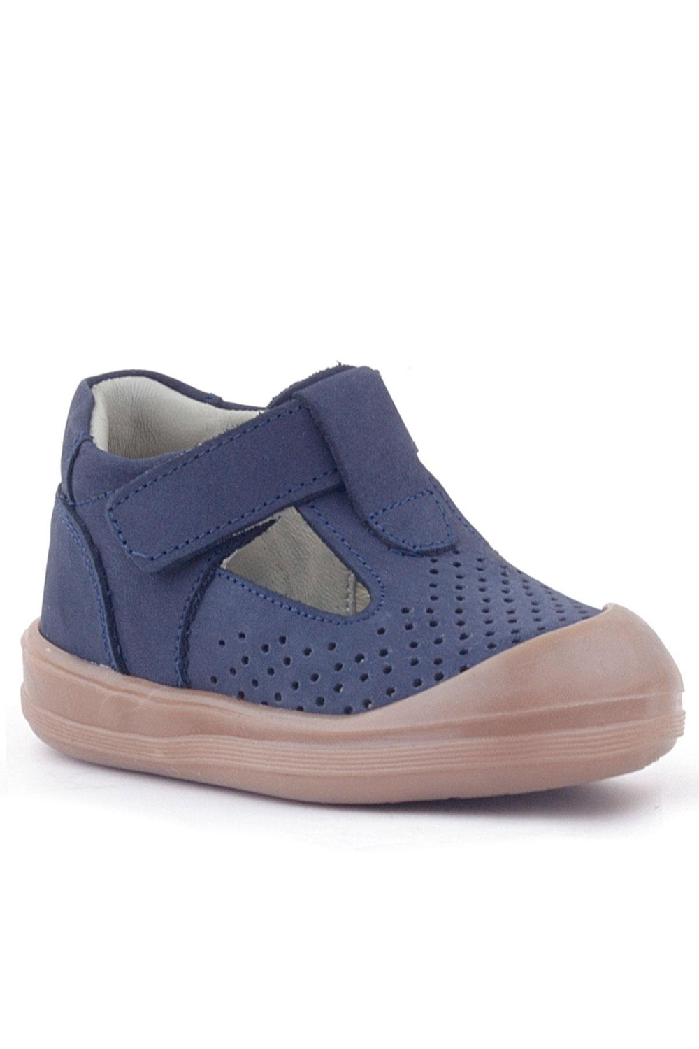 Rakerplus Shaun Hakiki Deri Koyu Laicvert Cırtlı Anatomik Bebek Sandalet