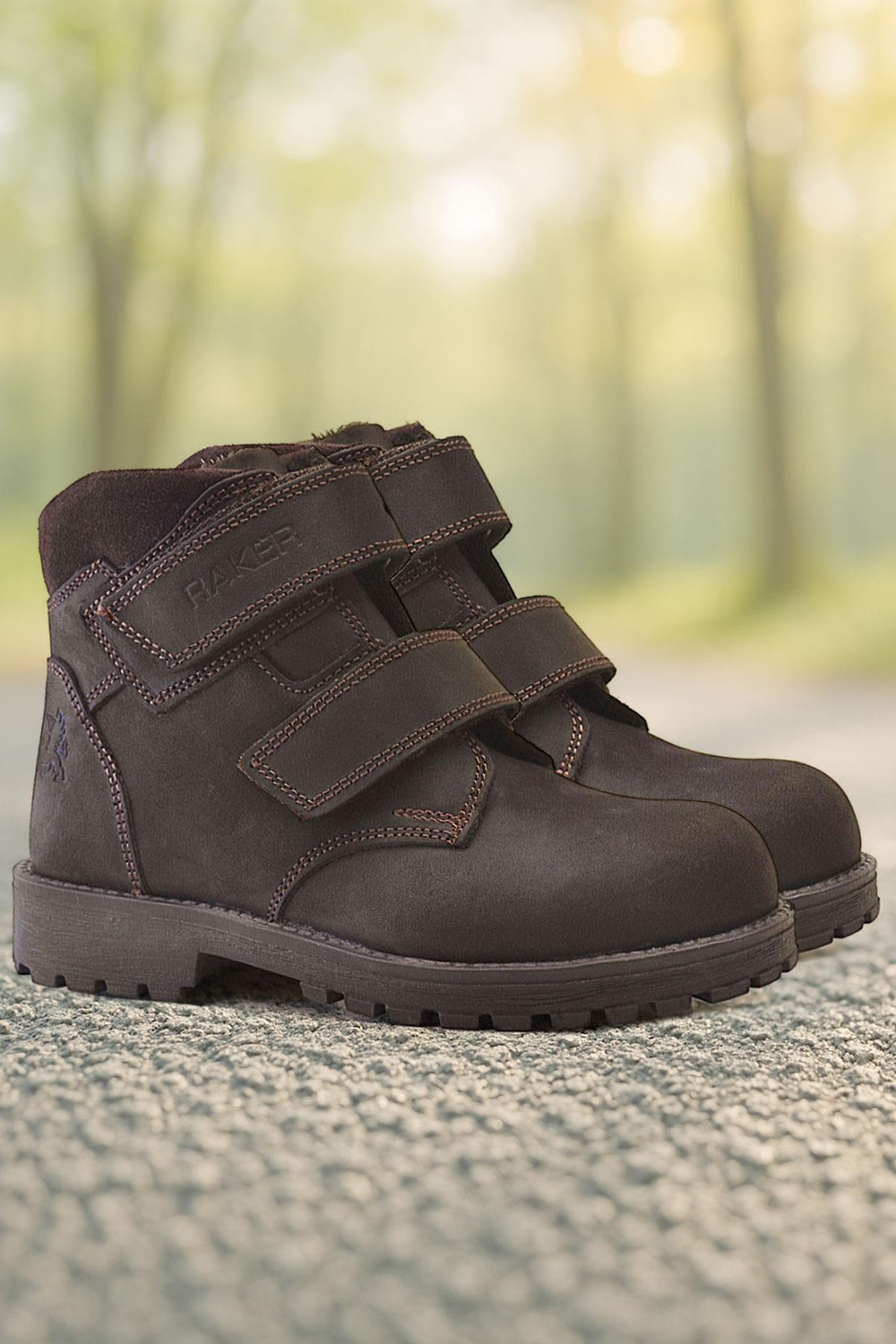 Rakerplus Sentor Hakiki Deri Kürklü Cırtlı Çocuk Bot