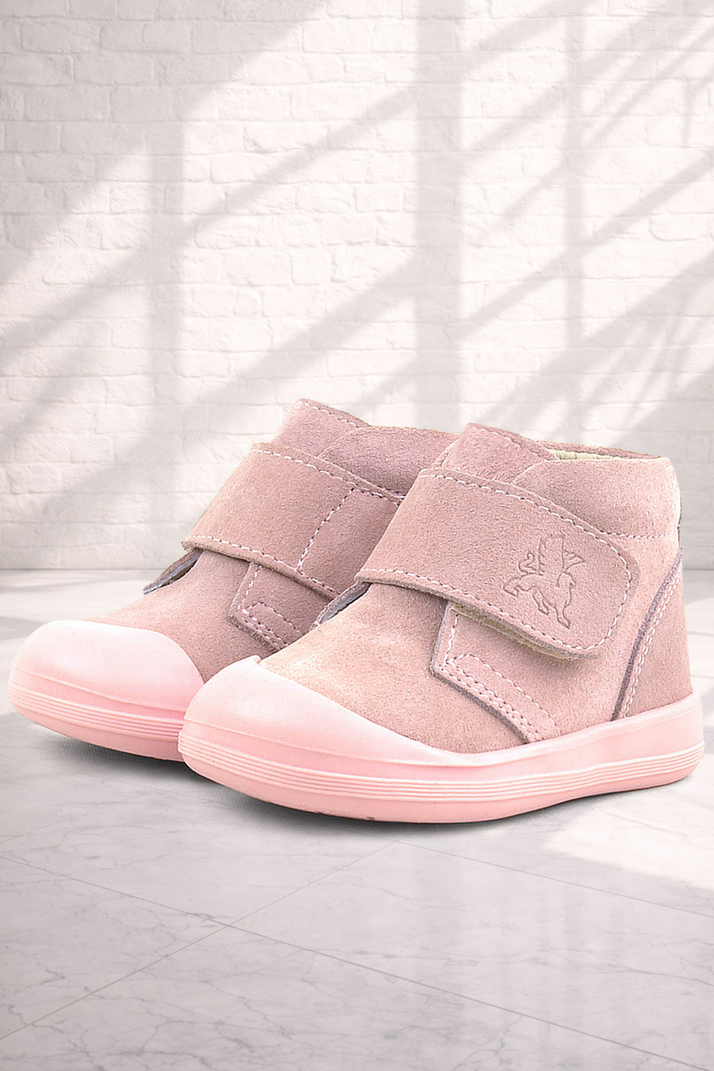 Rakerplus Yoohoo Hakiki Deri Pudra Cırtlı Kız Bebek Bot