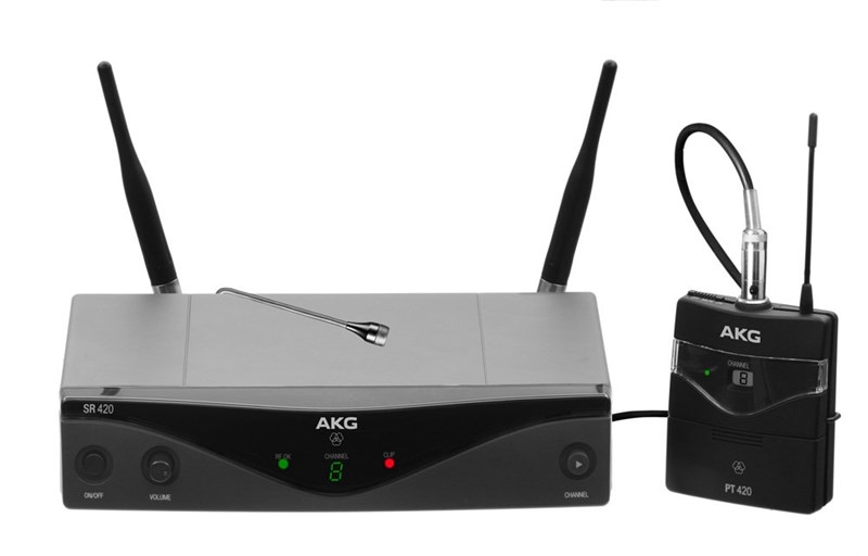Akg WMS420 PRESENTER SET Band A - Kablosuz Yaka Mikrofon Seti