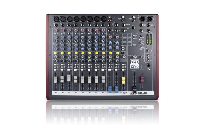 Allen Heath ZED60-14FX 14 Kanal Efektli Usb Girişli Deck Mikser