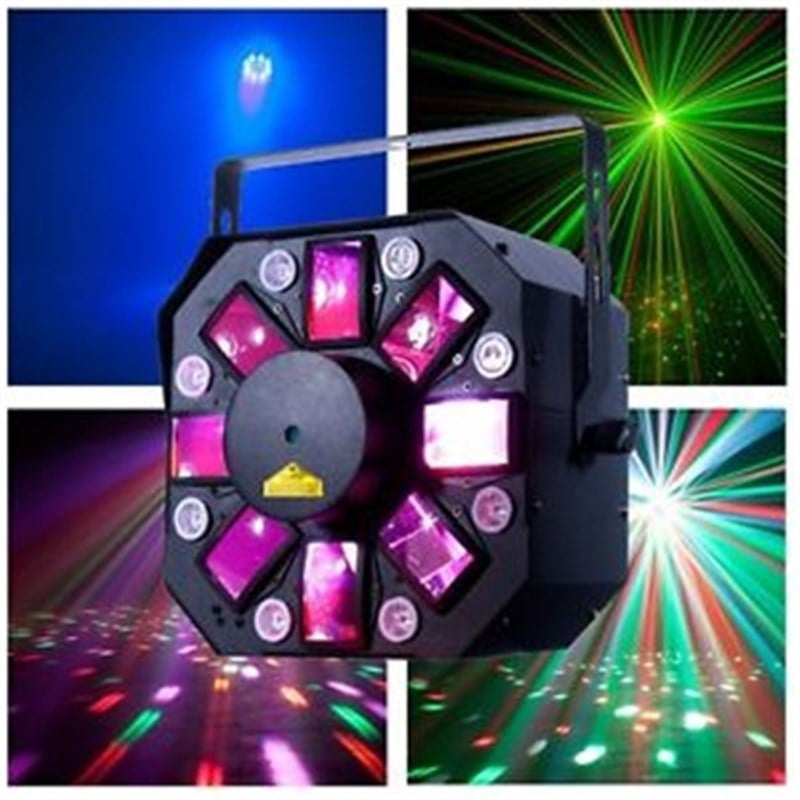 American Dj Stinger - (3-FX-In-1) Moonflower, Strobe, Lazer Efekt Işık