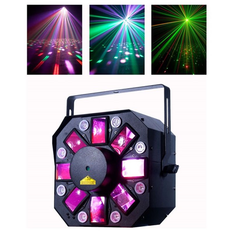 American Dj Stinger II - 6x5W RGBAWP Moonflower, Strobe, Lazer Efekt Işık