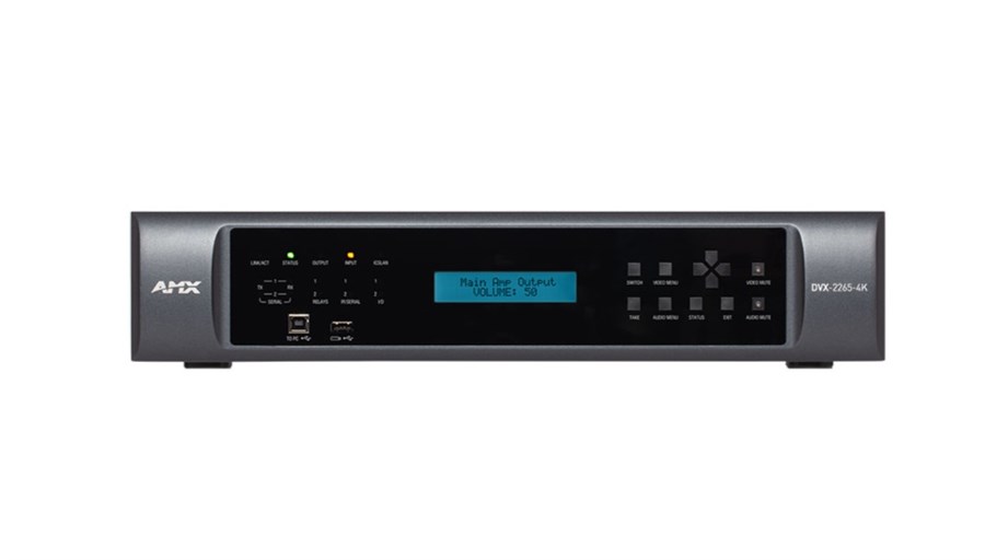 AMX DVX-2265-4K 6x2 All İn One Presentation Switchers