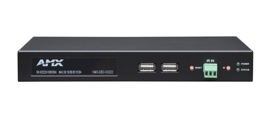 AMX NMX-DEC-N2322 4K Decoder Fiber/RJ45