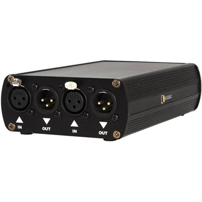 Audac APT20 2-Mikrofon için (+48) Phantom Power Unitesi