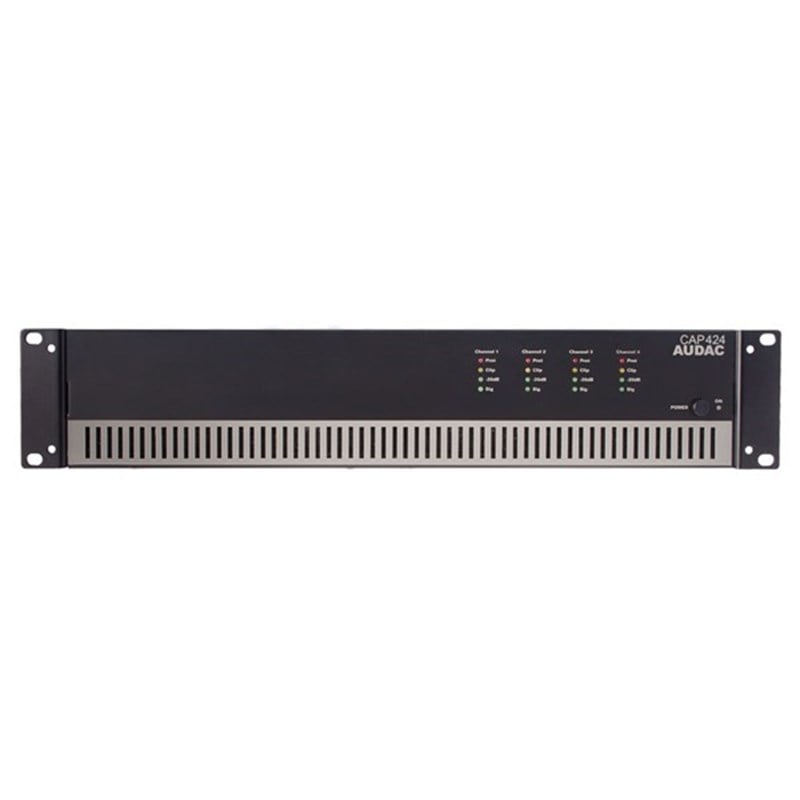 Audac CAP424 4x240W 100V D-Class Güç Amplifikatörü