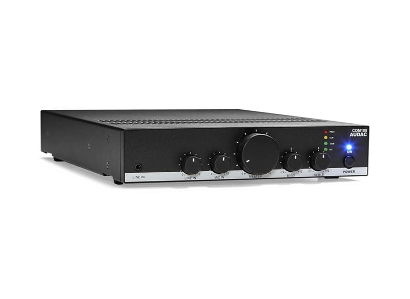 Audac COM108 80W 100V 70V 4 ohm Amfili Mikser